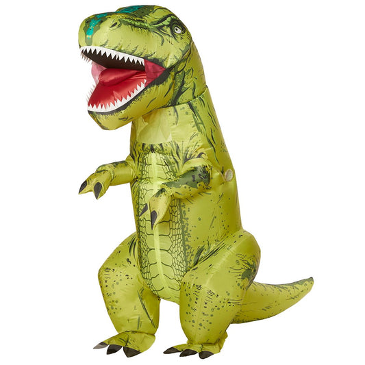 Adult Green Dinosaur Inflatable Costume GREEN