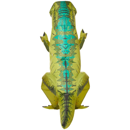Adult Green Dinosaur Inflatable Costume GREEN