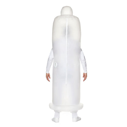 Adult Inflatable Condom Costume CLEAR
