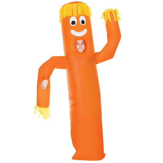 Adult Wild Wavy Inflatable Costume ORANGE