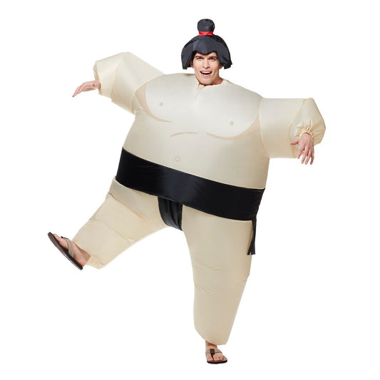 Adult Sumo Wrestler Inflatable Costume MULTI-COLOR