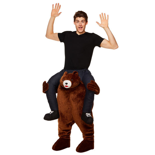 Adult Bear Ride-Along Costume BROWN