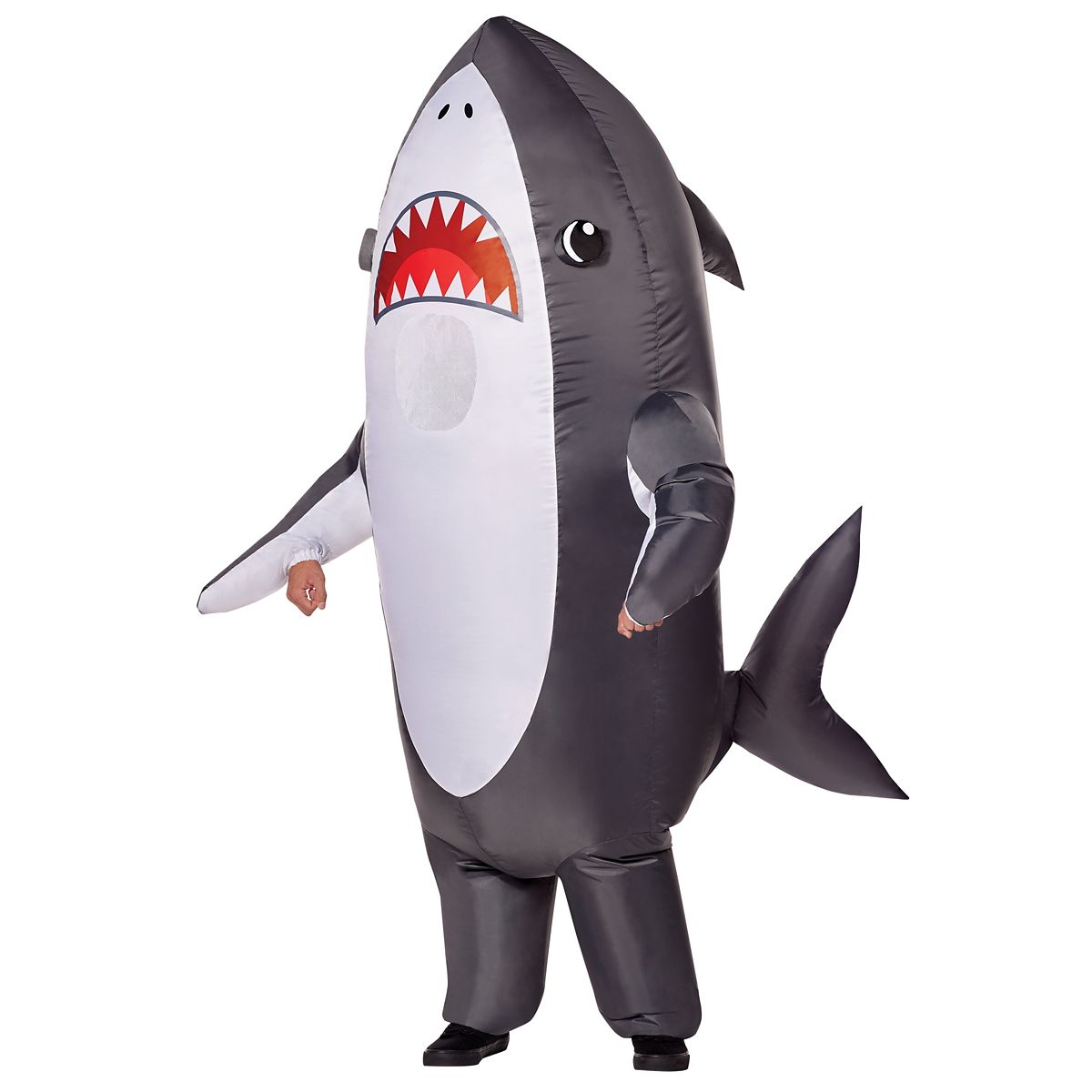Adult Shark Inflatable Costume GRAY