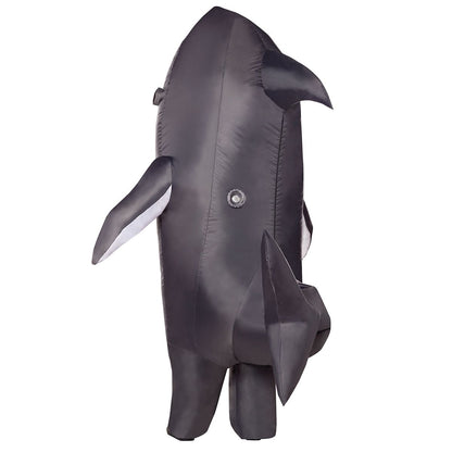 Adult Shark Inflatable Costume GRAY