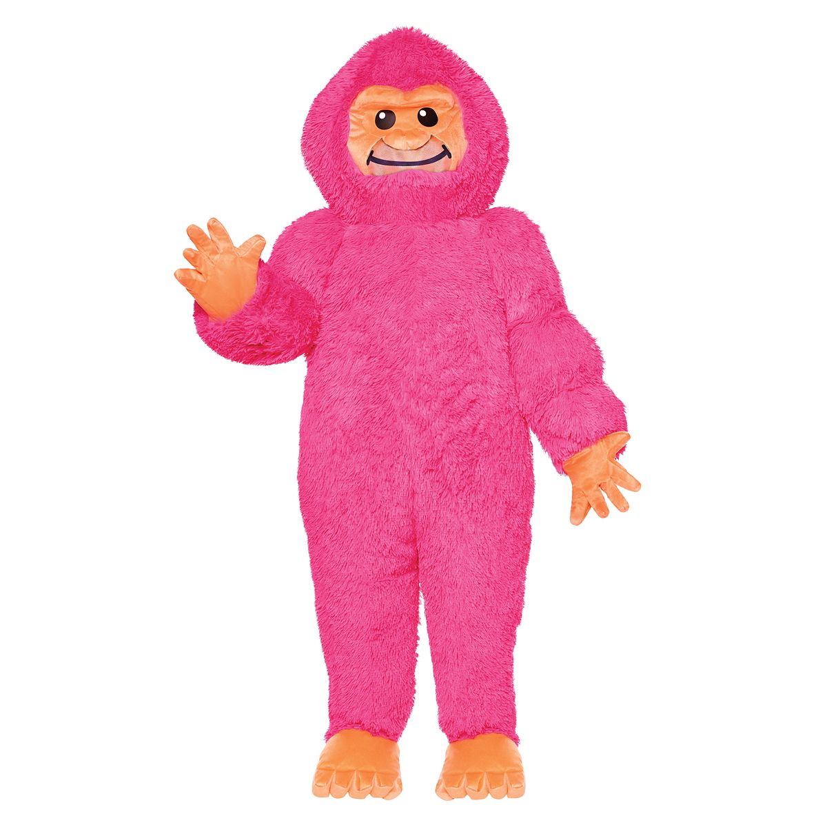 Pink Monkey Inflatable Costume NEON PINK