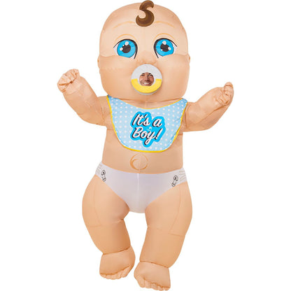 Adult Baby Inflatable Costume TAN
