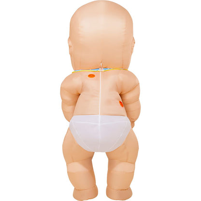 Adult Baby Inflatable Costume TAN