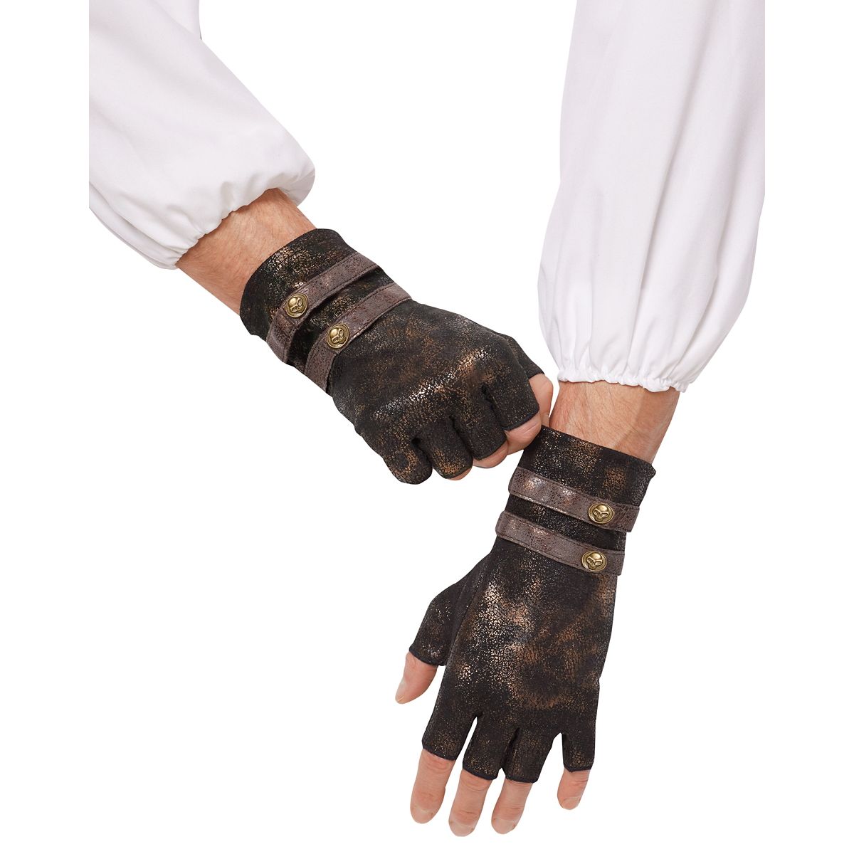 Pirate Fingerless Gloves BROWN