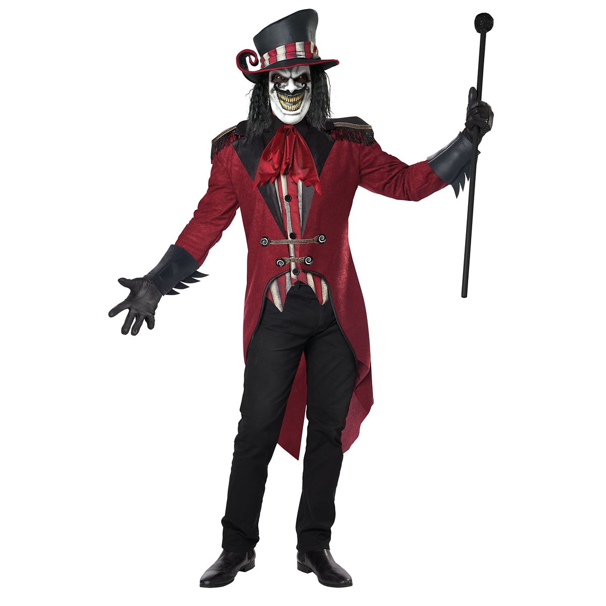 Adult Wicked Ringmaster Costume BLACK AND RED