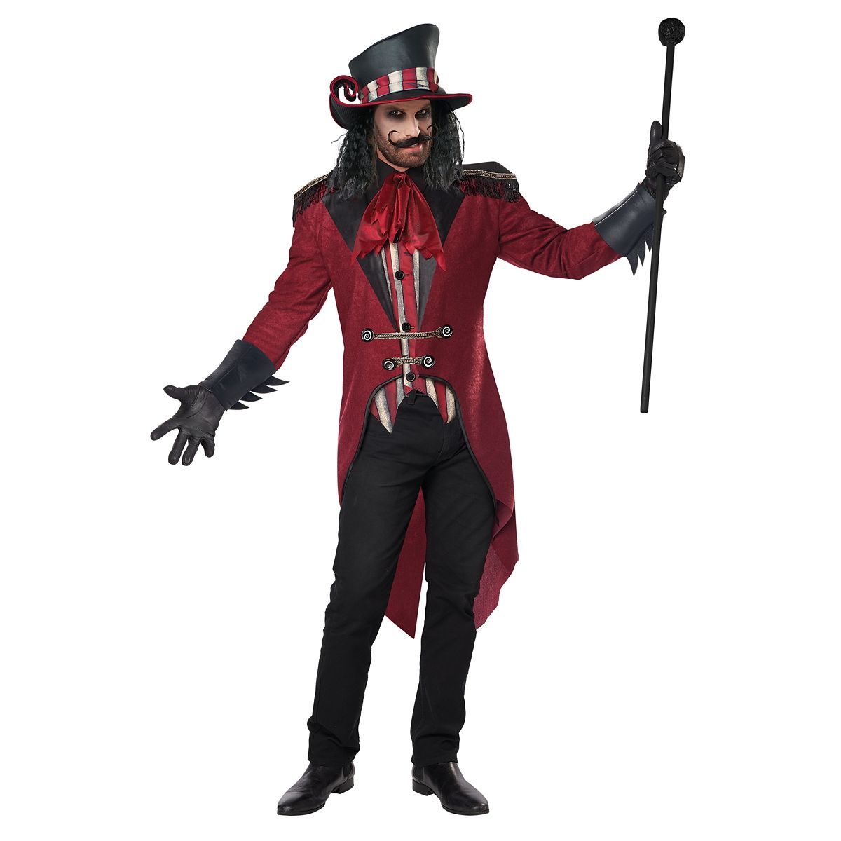 Adult Wicked Ringmaster Costume BLACK AND RED