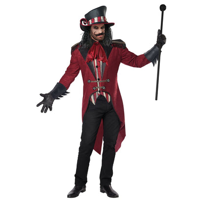 Adult Wicked Ringmaster Costume BLACK AND RED