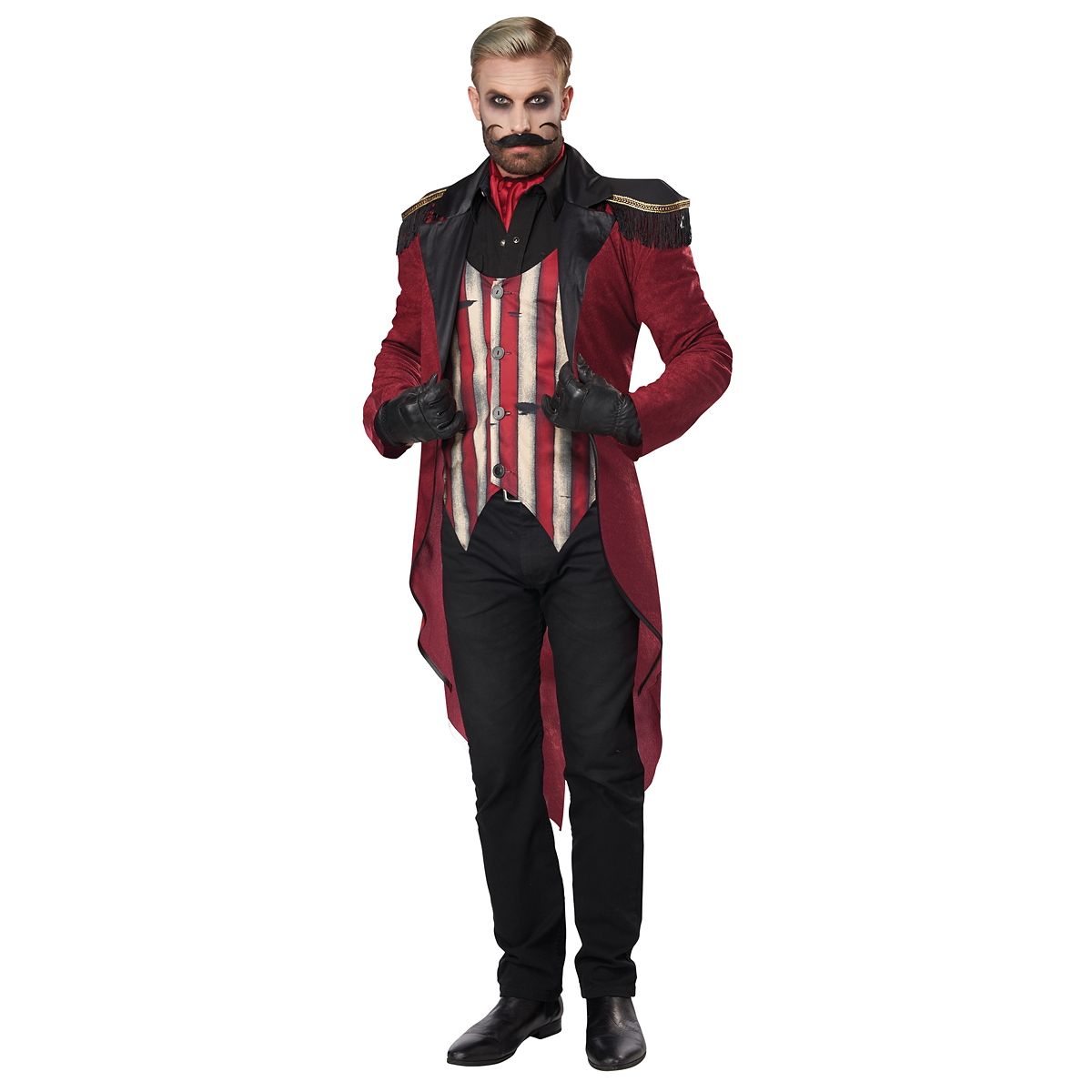 Adult Wicked Ringmaster Costume BLACK AND RED