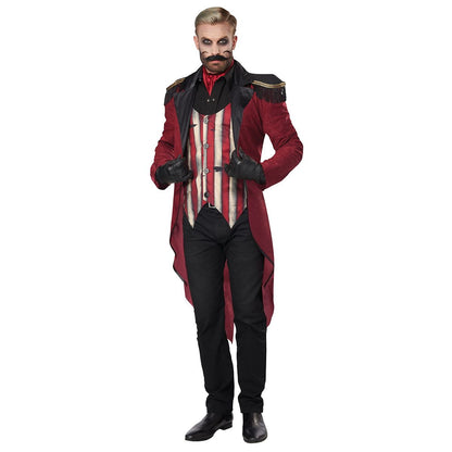 Adult Wicked Ringmaster Costume BLACK AND RED