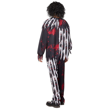 Freakshow Clown Plus Size Costume MULTI-COLOR