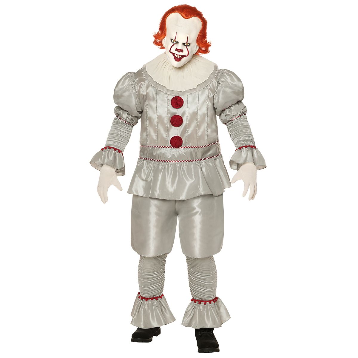 Adult Pennywise Plus Size Costume Deluxe - It: Chapter Two GRAY