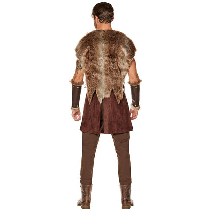 Adult Viking Warrior Costume BROWN