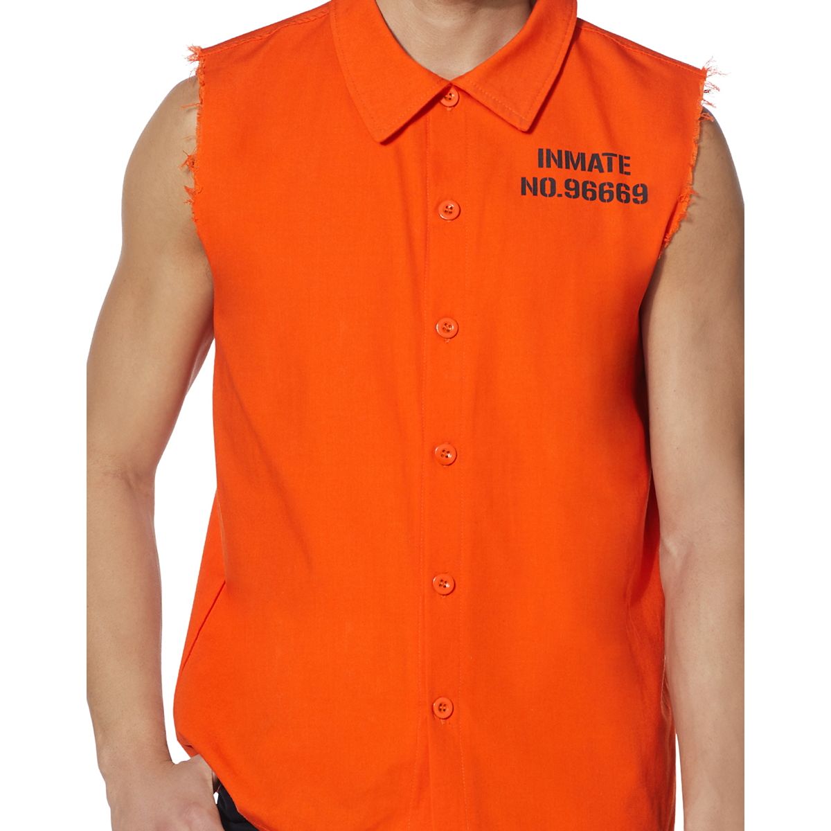 Adult Orange Inmate Shirt ORANGE