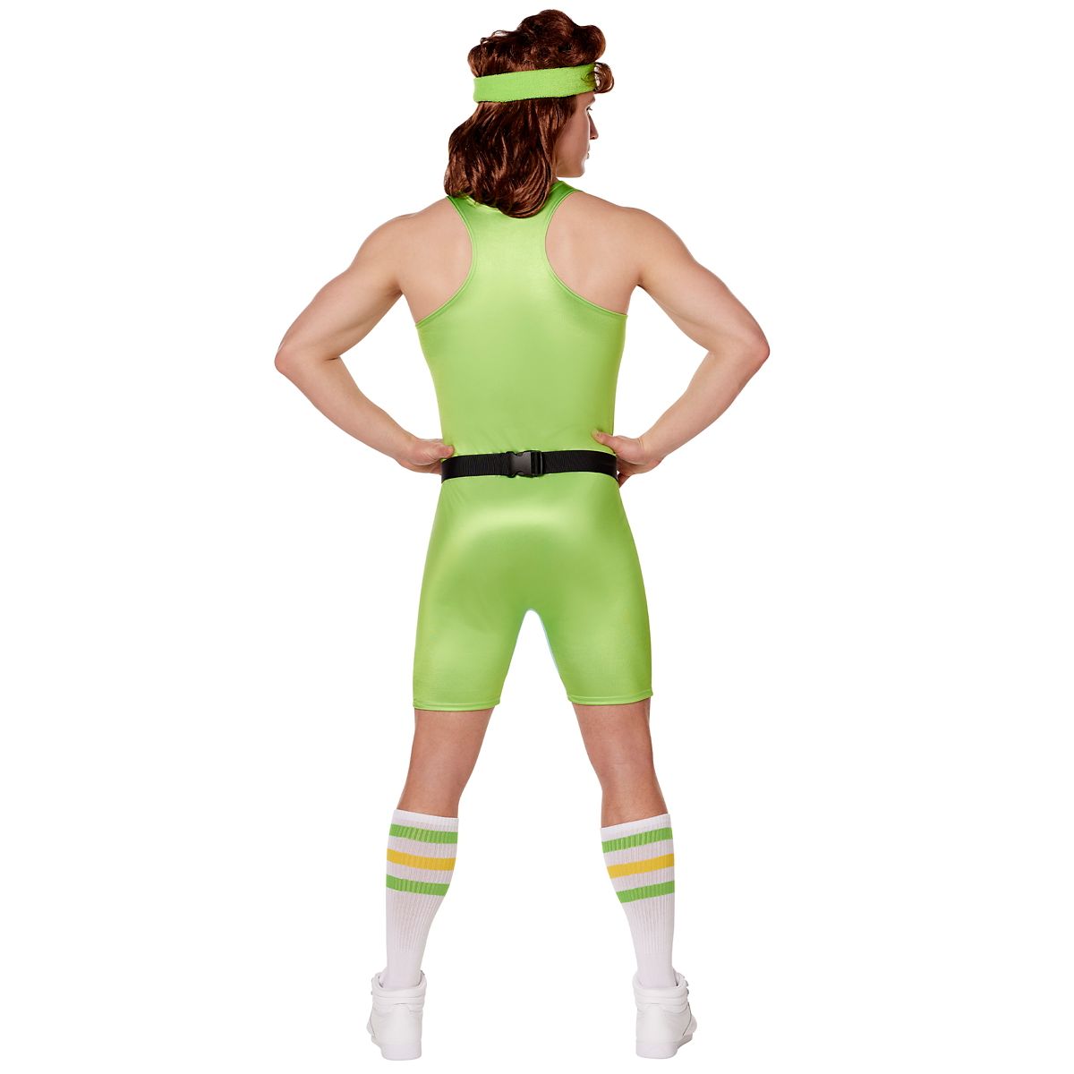 Adult '80s Aerobics Workout Costume MULTI-COLOR