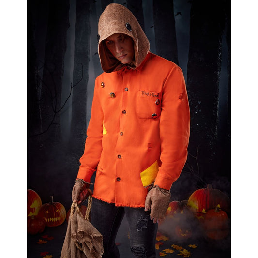 Sam Hooded Costume Top - Trick 'r Treat ORANGE