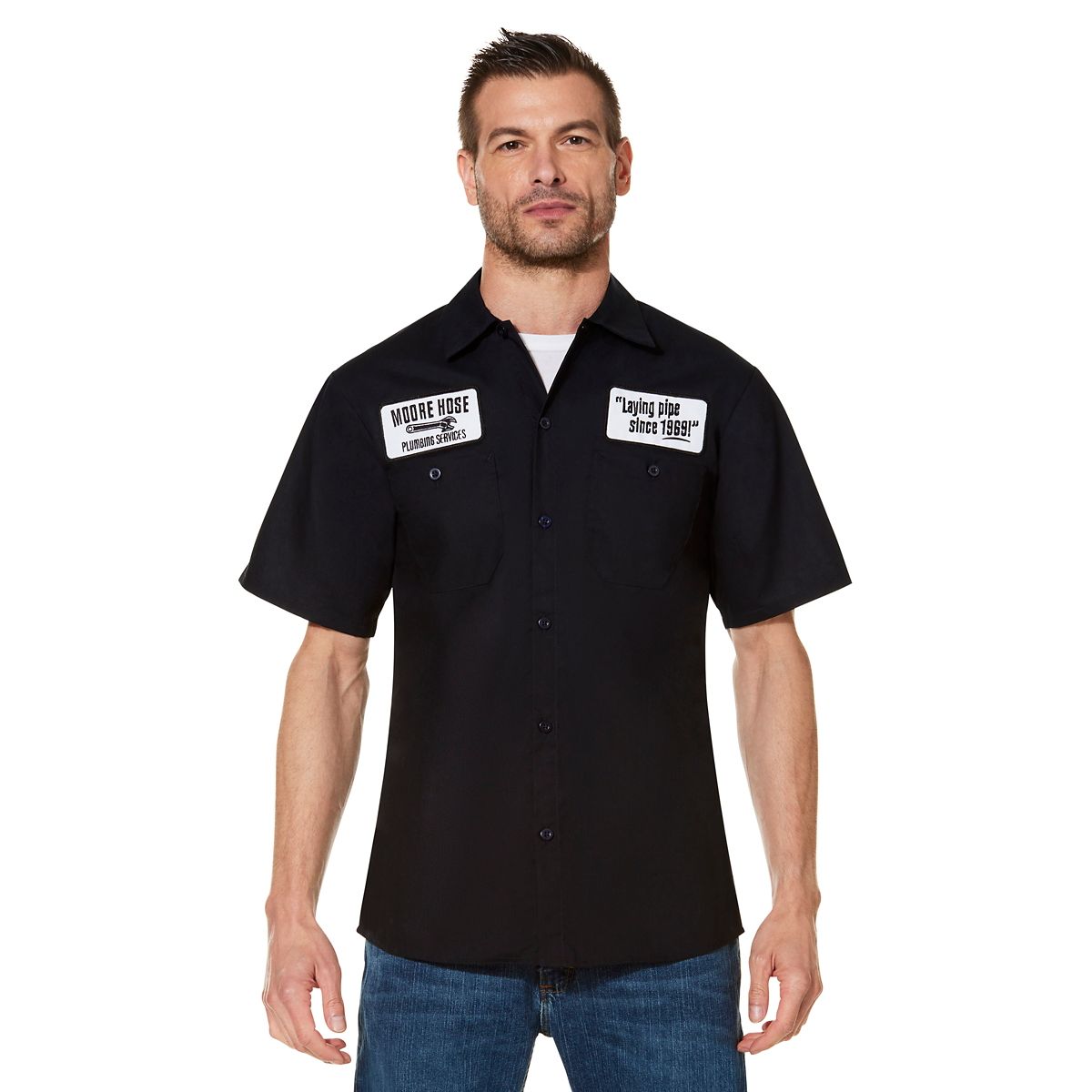 Moore Hose Mechanic Workshirt NAVY