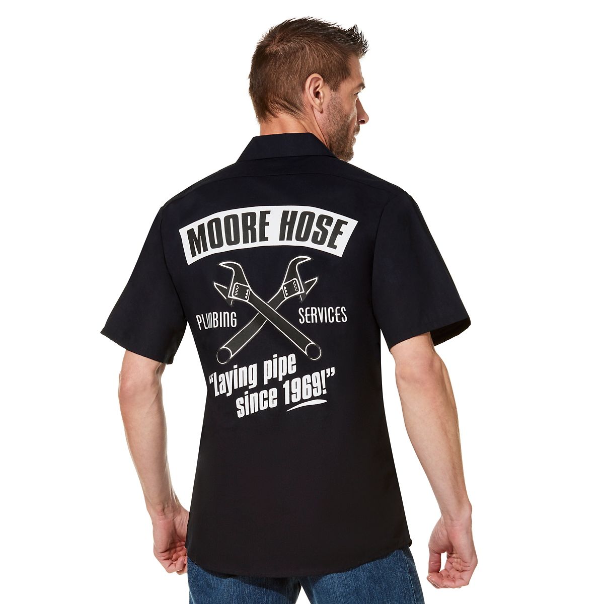 Moore Hose Mechanic Workshirt NAVY