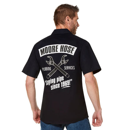 Moore Hose Mechanic Workshirt NAVY