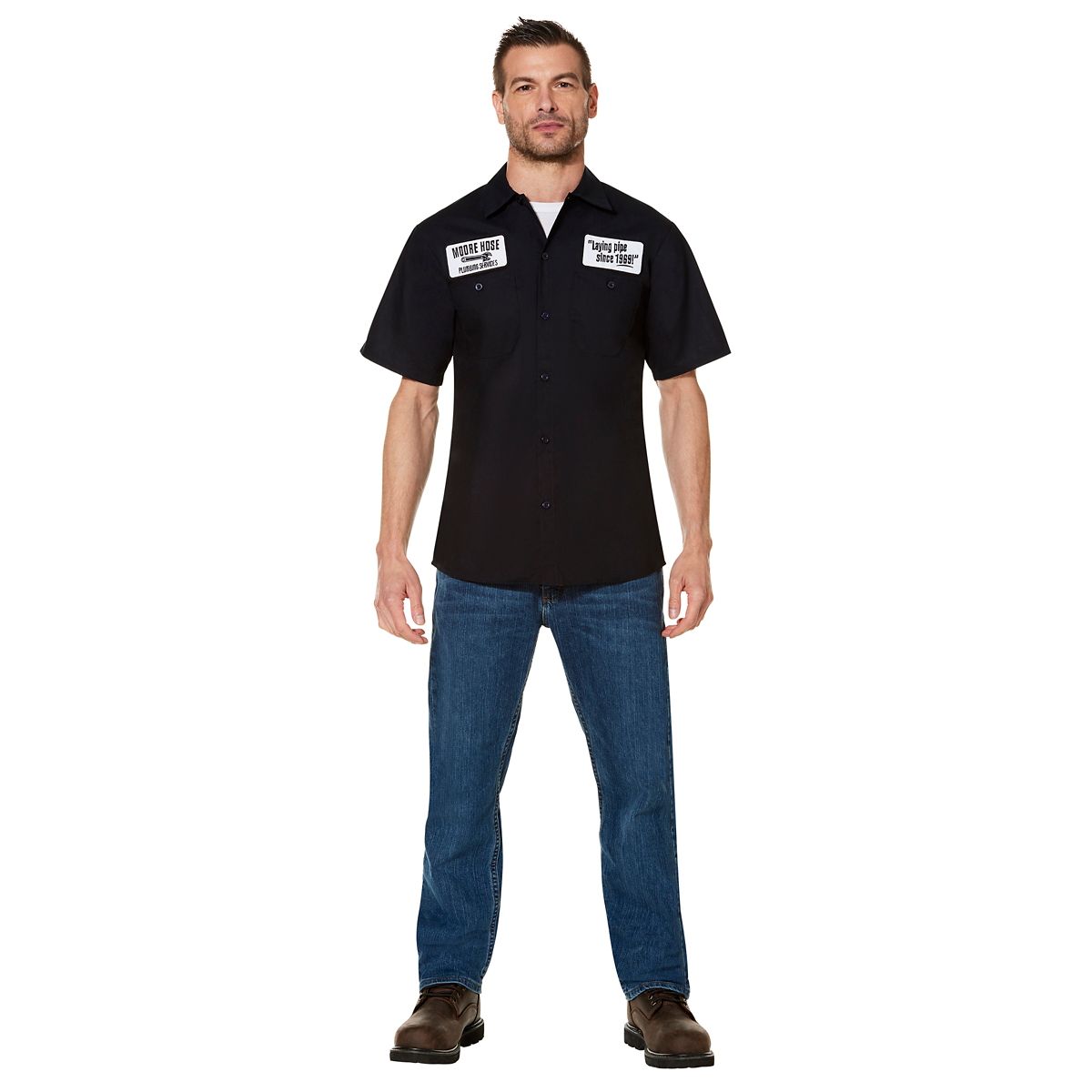 Moore Hose Mechanic Workshirt NAVY