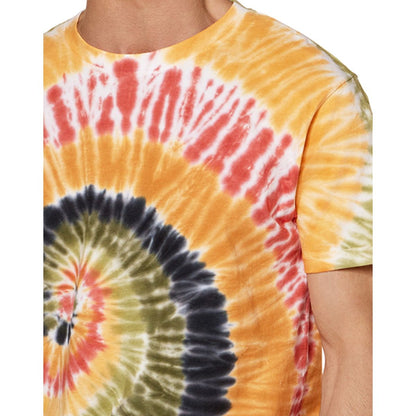 Orange and Green Tie-Dye T Shirt TIE DYE