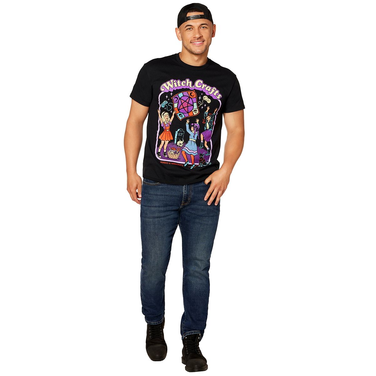 Witch Crafts T Shirt - Steven Rhodes BLACK