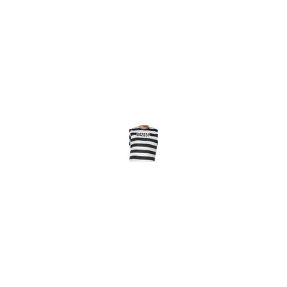 Adult Jailbird Costume BLACK AND WHITE