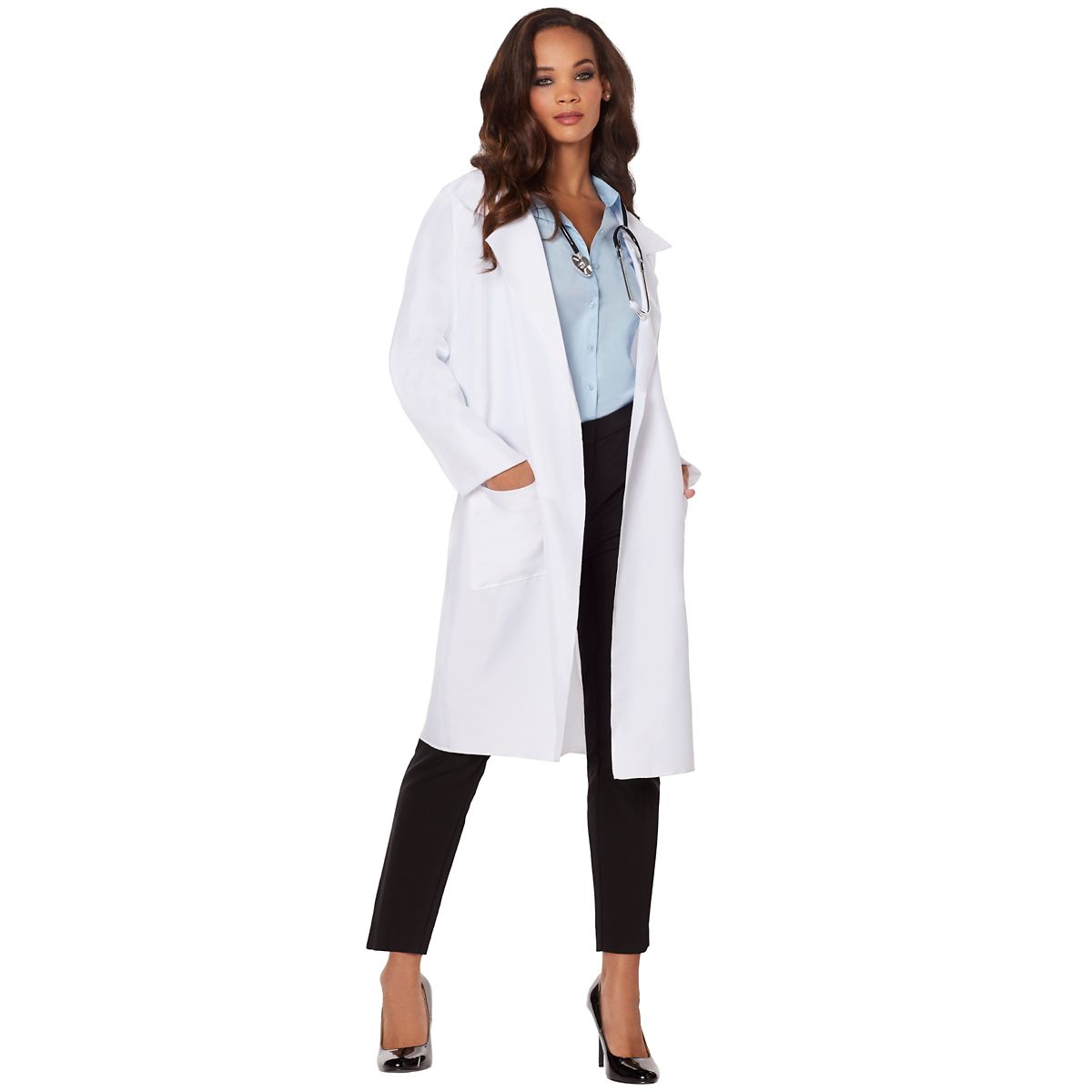 Adult Lab Coat Doctor Costume WHITE