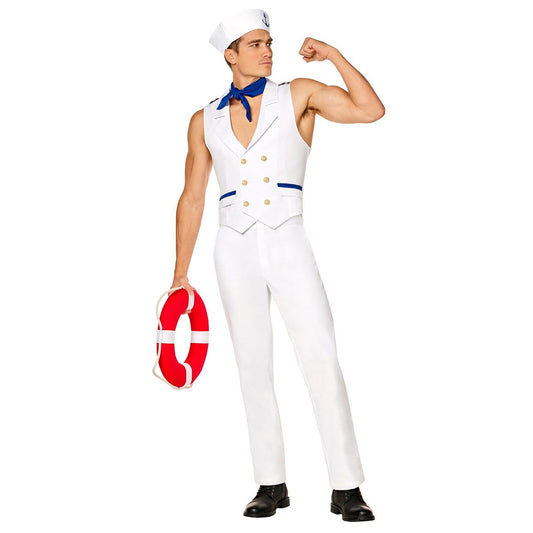 Adult Sailor Costume BLUE / WHITE