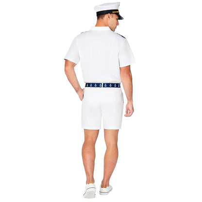 Adult Yacht Captain Costume WHITE