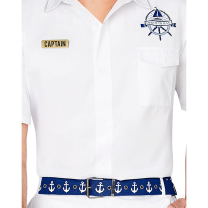 Adult Yacht Captain Costume WHITE