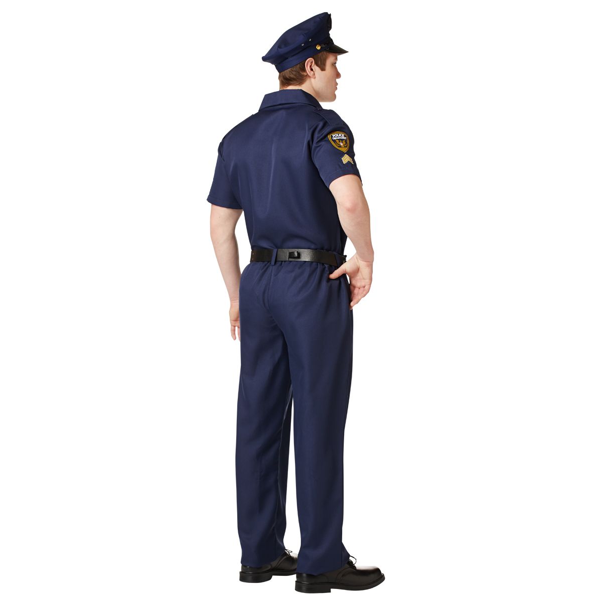 Adult Police Officer Costume Deluxe BLUE