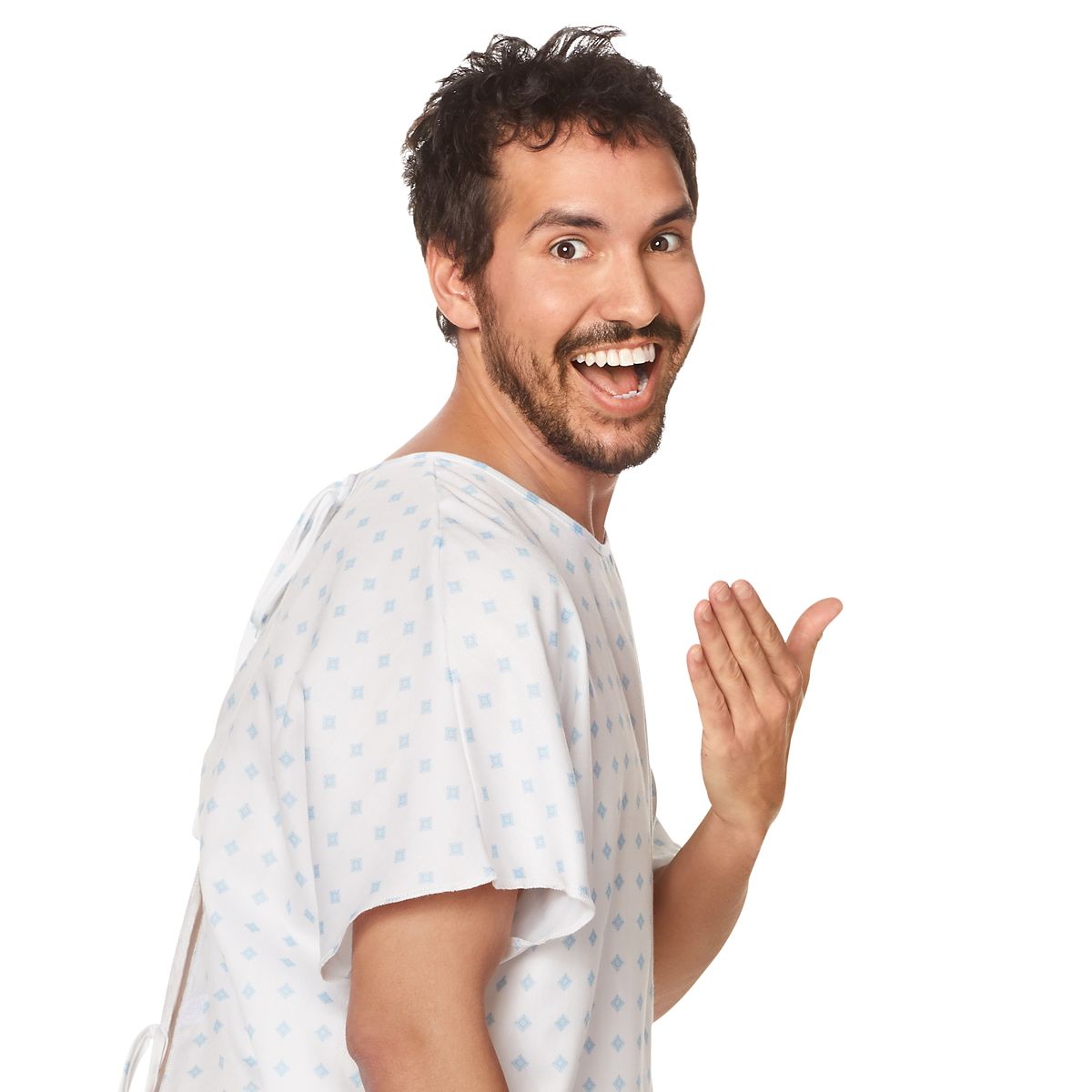 Hospital Gown Costume Kit WHITE