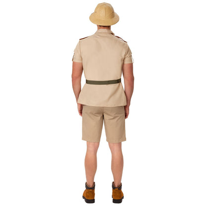 Adult Men's Zookeeper Plus Size Costume BROWN
