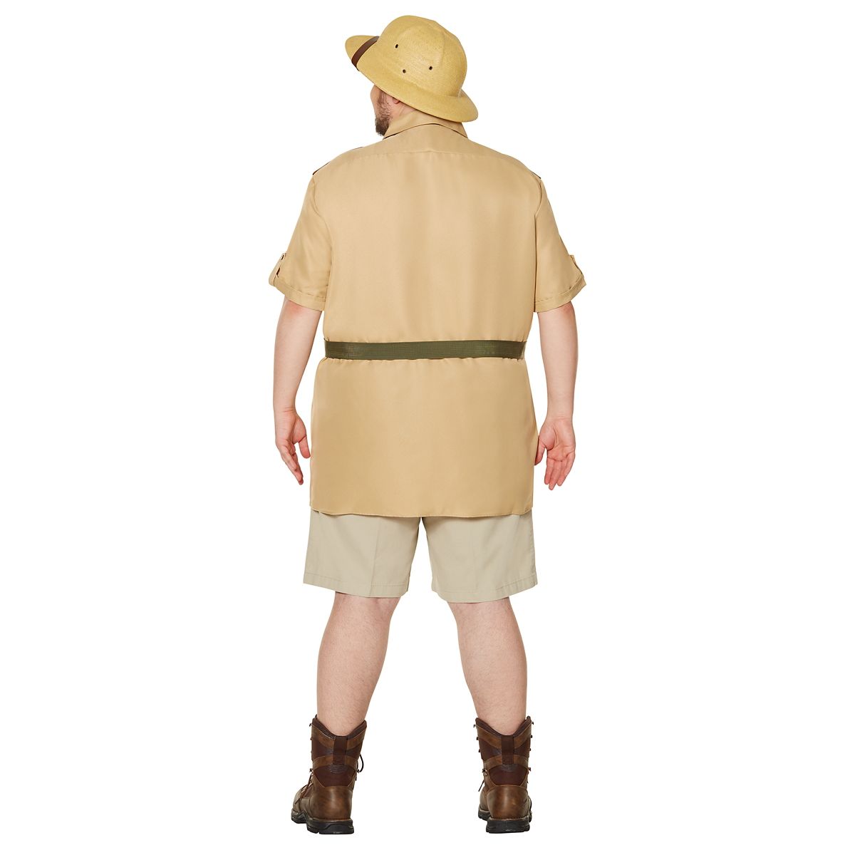 Adult Men's Zookeeper Plus Size Costume BROWN