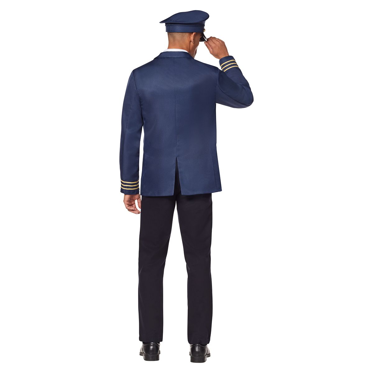 Adult Pilot Costume BLUE