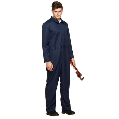 Adult Mechanic Jumpsuit Costume NAVY