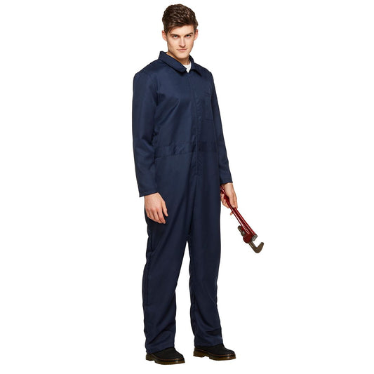 Adult Mechanic Jumpsuit Costume NAVY