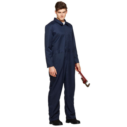Adult Blue Plus Size Jumpsuit NAVY