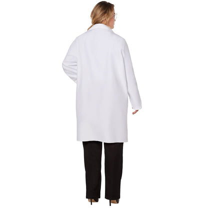 Adult Lab Coat Plus Size Costume WHITE