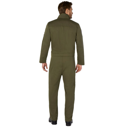 Adult Flight Suit Costume GREEN