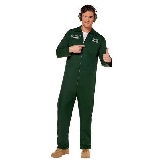 Adult Aircraft Mechanic Jumpsuit GREEN