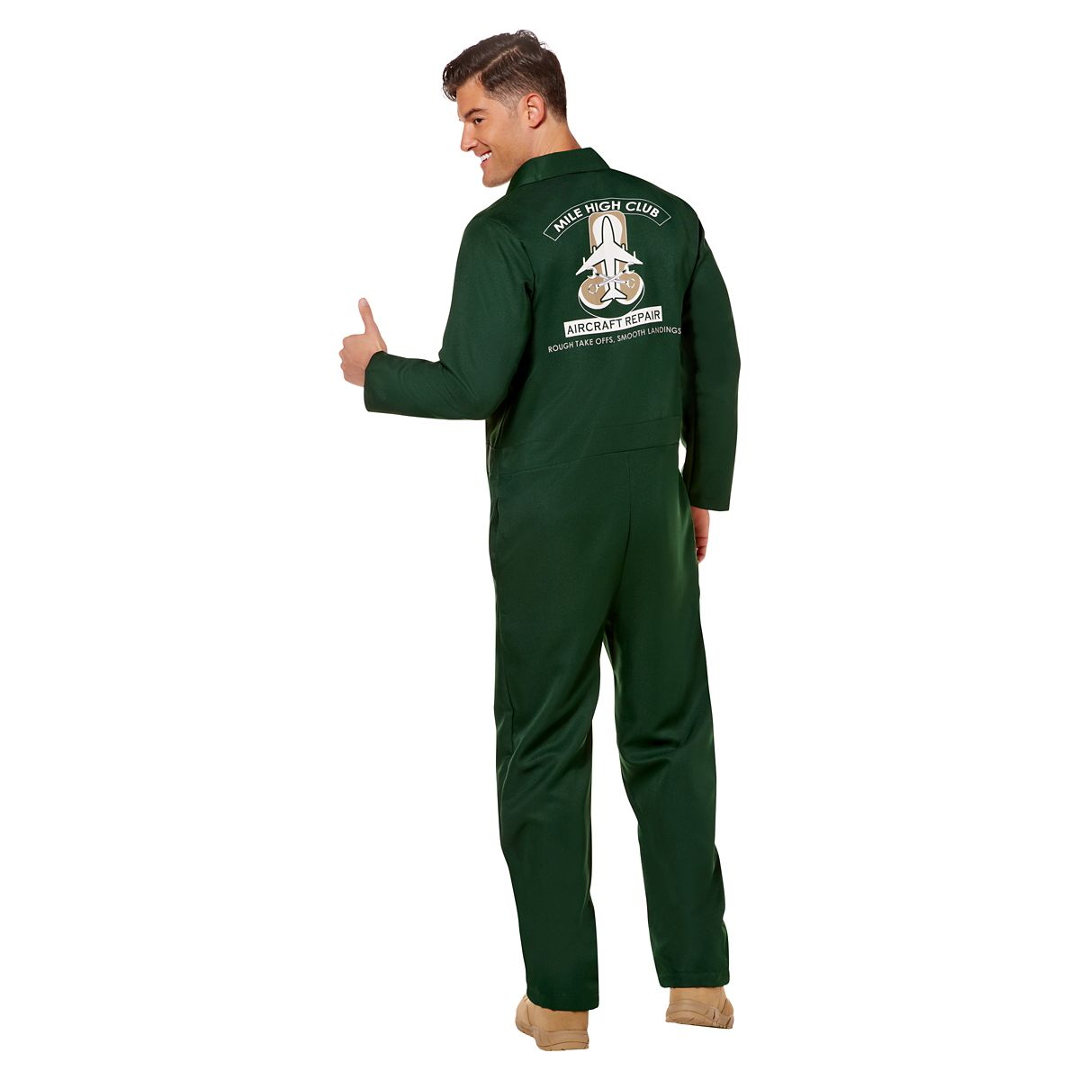 Adult Aircraft Mechanic Jumpsuit GREEN