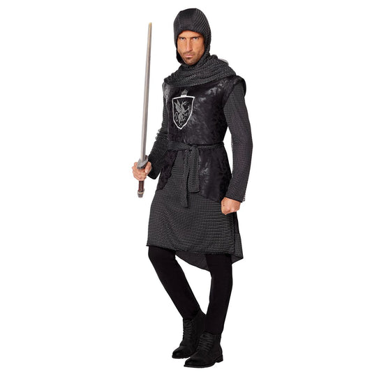 Adult Noble Knight Costume BLACK