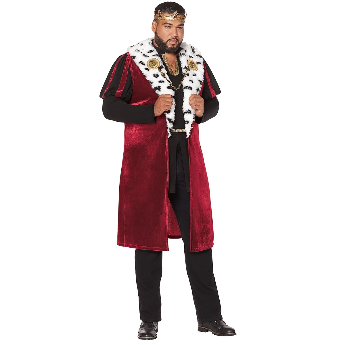 Adult Noble King Plus Size Costume MULTI-COLOR
