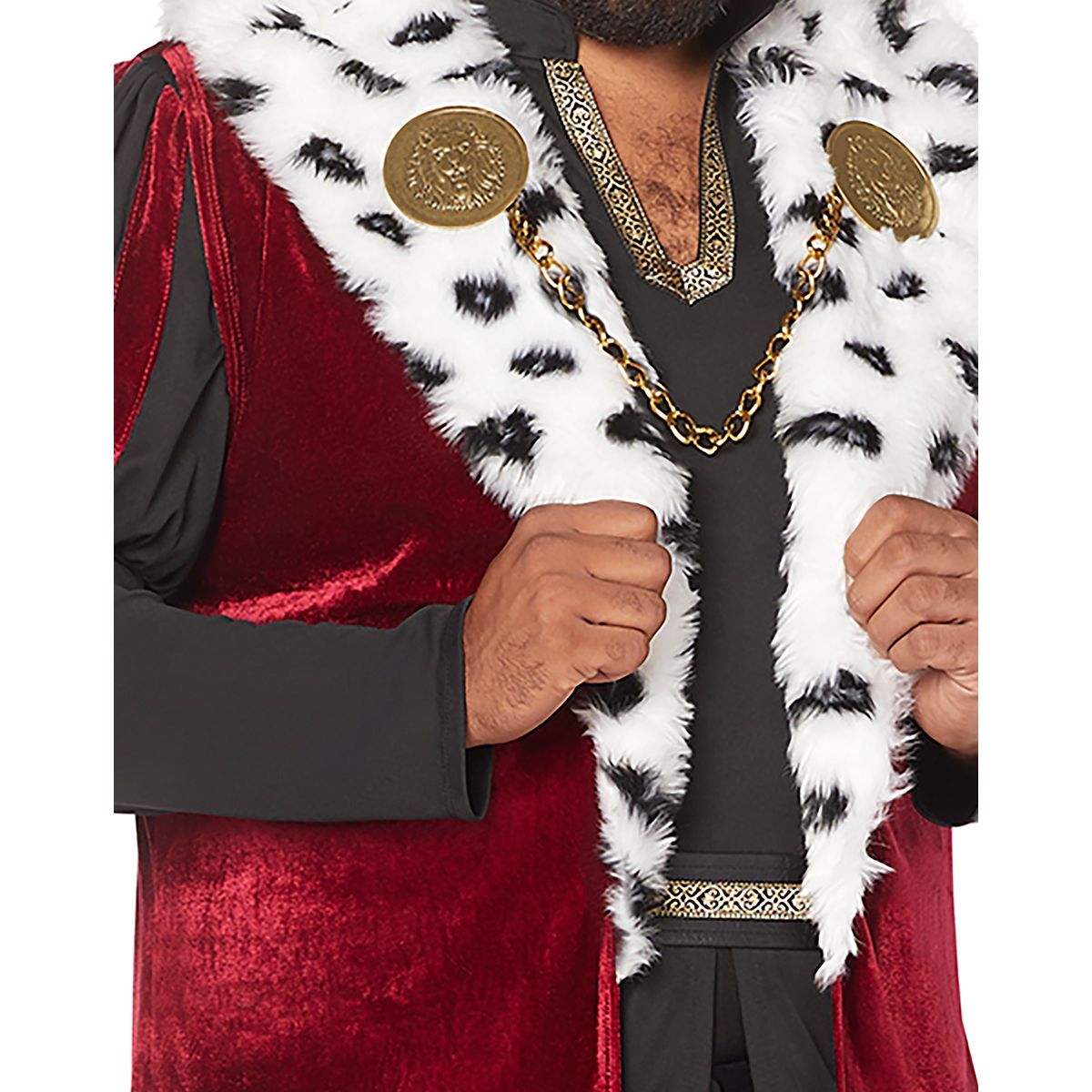 Adult Noble King Plus Size Costume MULTI-COLOR