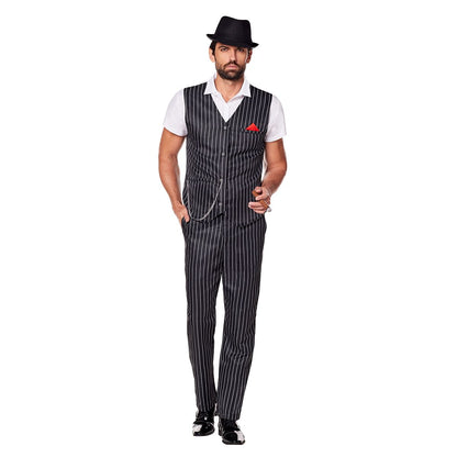 Adult Mr. Mob Gangster Costume BLACK